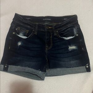 Vigoss Women's Dark Blue Jean Shorts